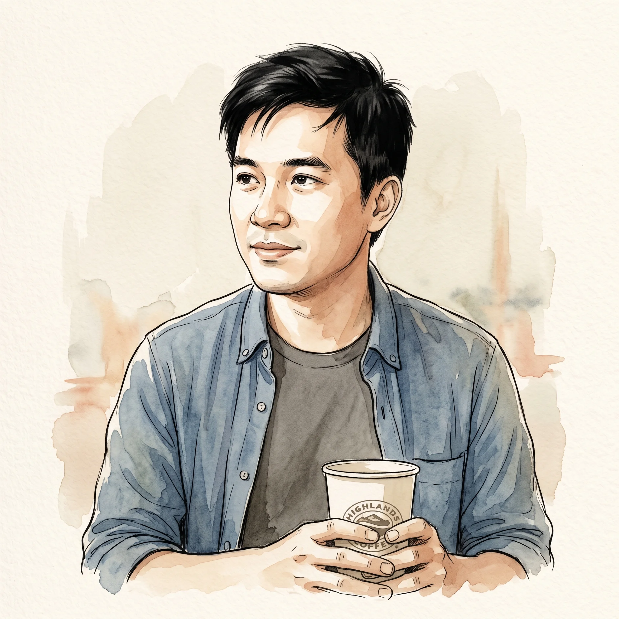 Chân dung minh hoạ của Minh Nguyễn